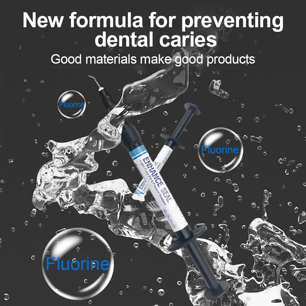 Dental Pit and Fissure Sealant  Light Cure Fluoride-Releasing Resin  Caries Prevention Material for Dentists