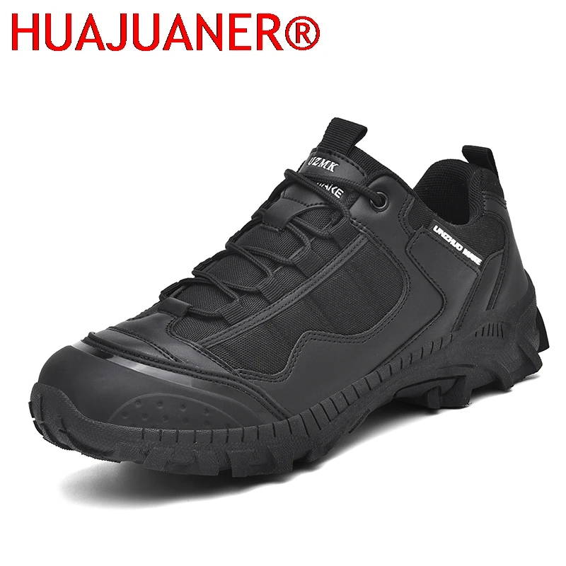 

New Men Tactical Boot Desert Waterproof Hunting Work Army Boot Male Safety Ankle Lace Up Climbing Hiking Shoe Anti-Slip