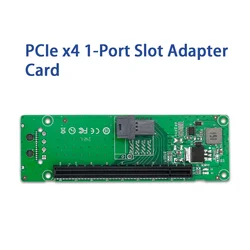 1 Port SFF-8643 à PCIe x16 Slot Adaptateur