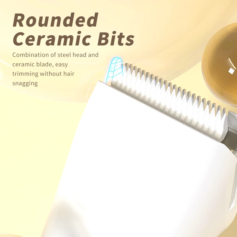 Waikil เครื่องโกนขนไฟฟ้าแบบมืออาชีพสำหรับสัตว์เลี้ยงสำหรับแมวและสุนัขสี่ในหนึ่งเครื่องเล็มที่ตัดเล็บอเนกประสงค์เครื่องชาร์จแบบ USB