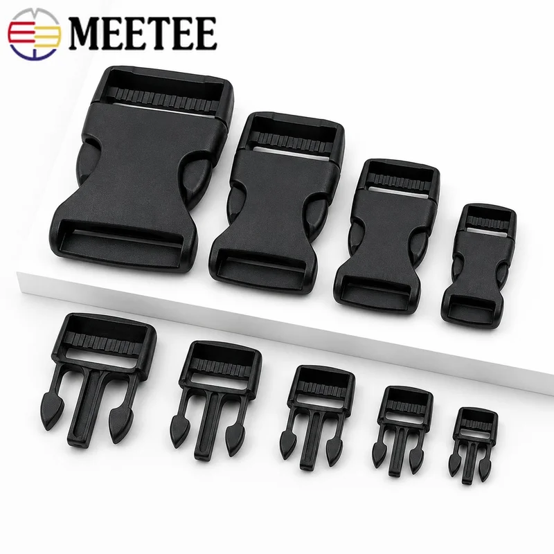 30Pcs 20-50mm Side Release Buckle Plastic Quick Closure for Backpack Sternum Strap Waist Belt Luggage Webbing Replacement Repair
