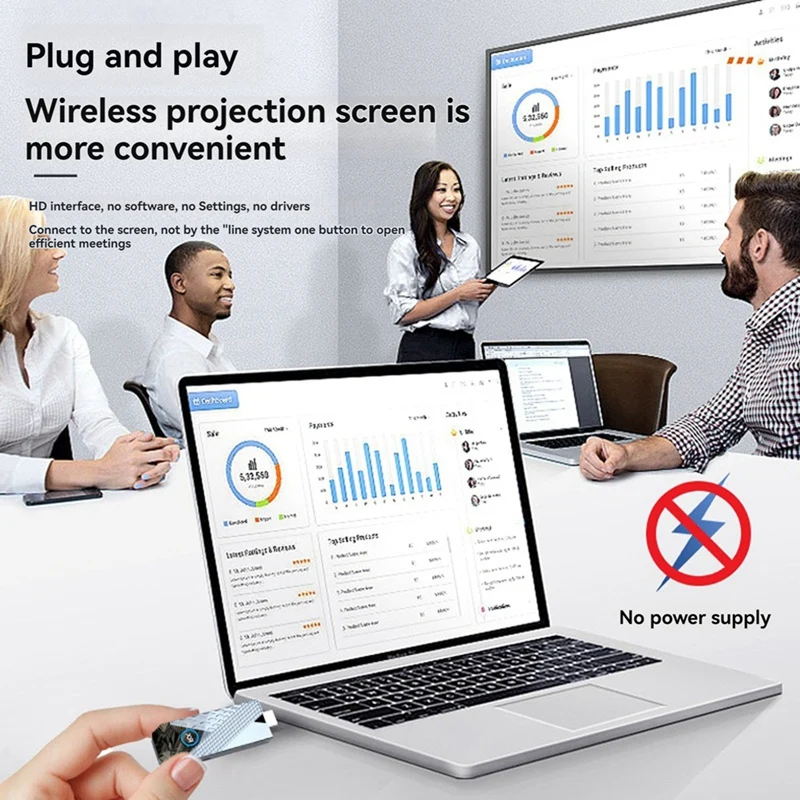 Compatible con transmisor y receptor inalámbrico, proyector de pantalla inalámbrico, transmisor y receptor de transmisión de imagen 1080P