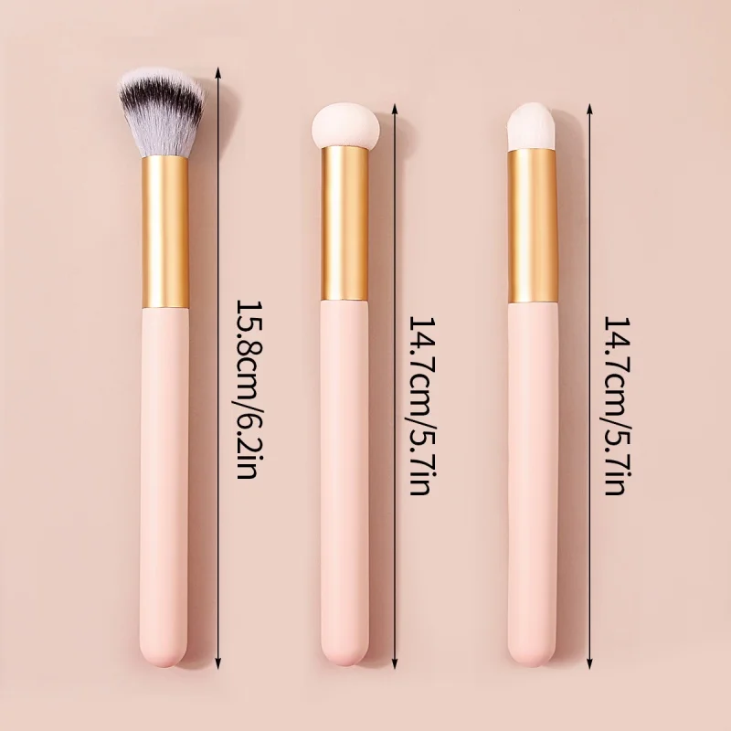 3 stücke Schwamm Concealer Make-Up Pinsel Lippenstift Lippen Pinsel Weiche Puderquaste Nass Trocken Verwenden Gesicht Konturierung Blending Make-Up Pinsel werkzeug