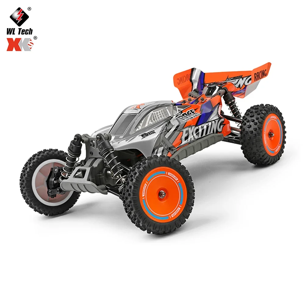 WLtoys 124010 55KM/H RC Car Professional Racing Vehicle 4WD Off-road Electric High Speed Drift Remote Control Toys for Children