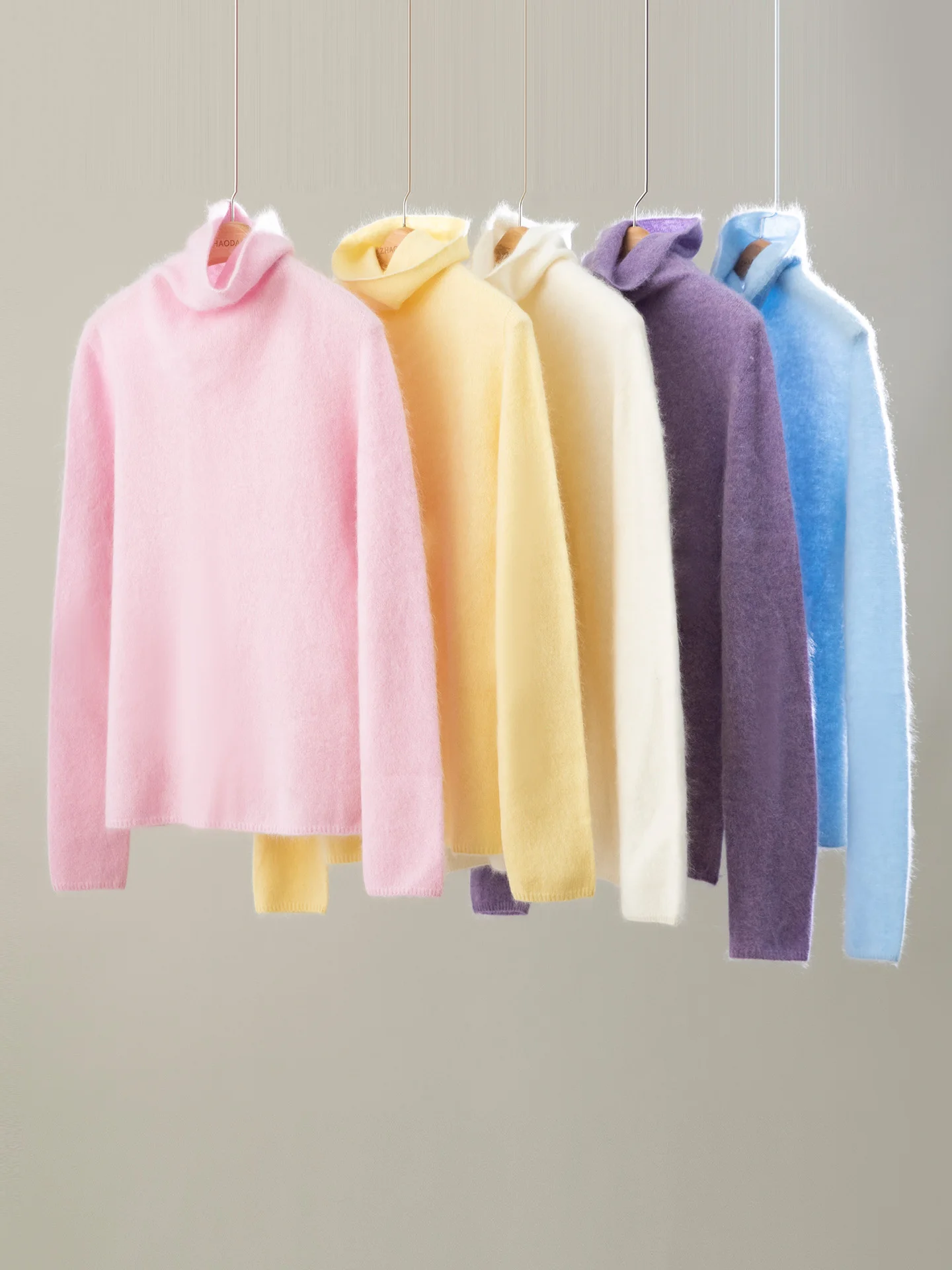 

Женский вязаный свитер с высоким воротом, на флисовой подкладке, из камвольной шерсти, базовый, легко сочетается, придает яркости вашему образу