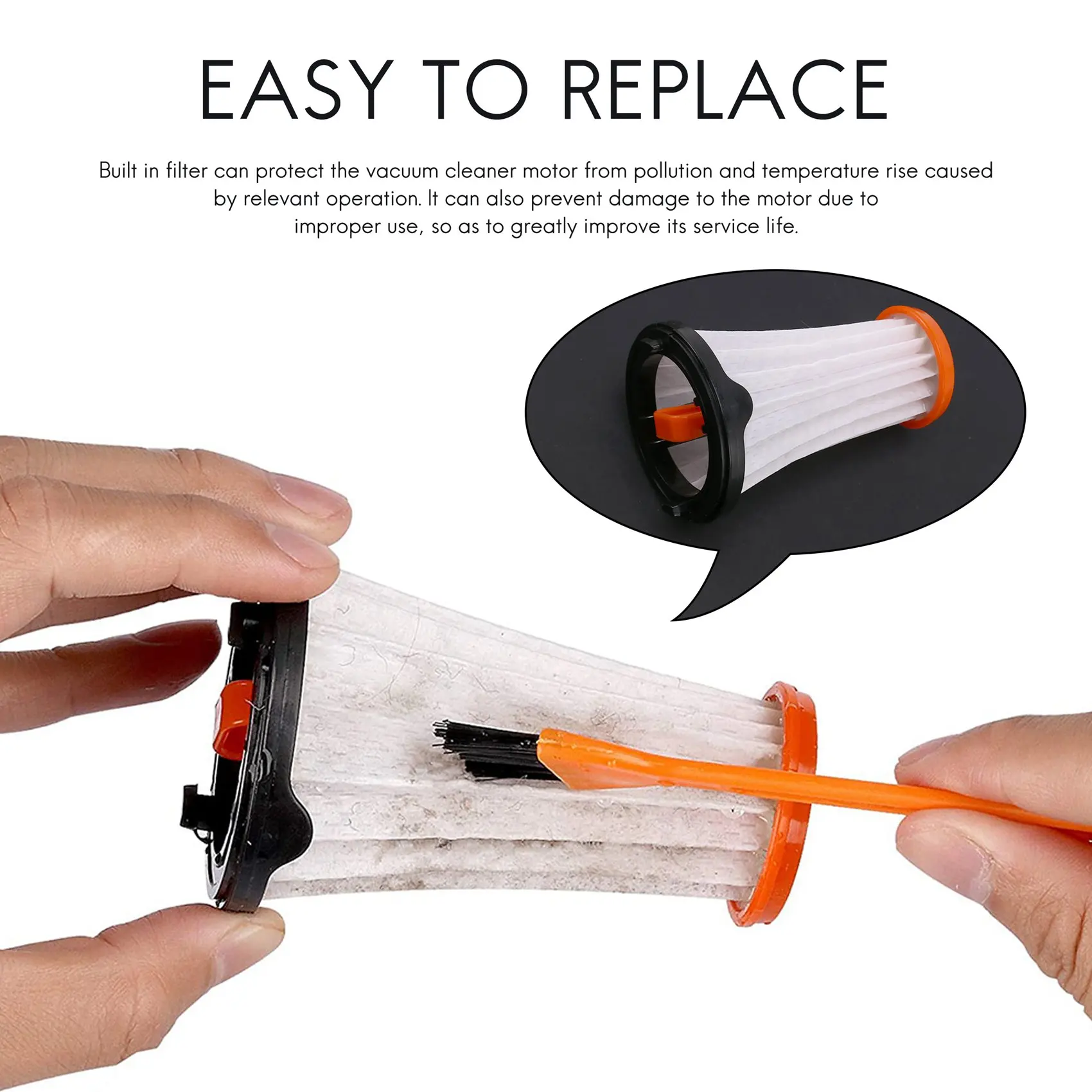 Promotion!4 Pcs Replacement Filter For AEG/Electrolux Rapido And Ergorapido Vacuum Cleaners,AEG AEF 144, Electrolux EF144