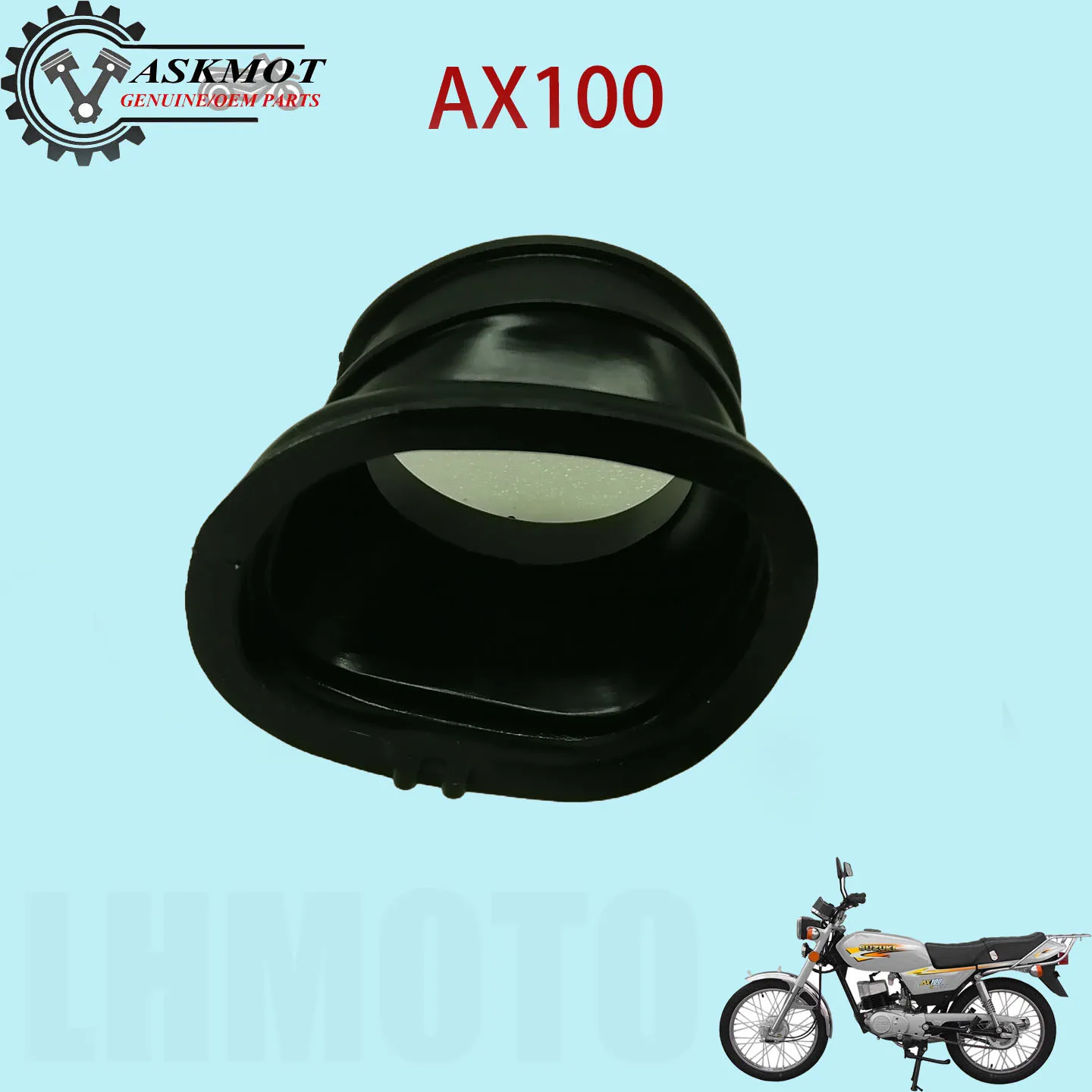 Núcleo adaptador de filtro de aire para motocicleta adecuado para AX100-pieza de repuesto para almohadillas de repuesto de rendimiento mejorado