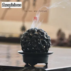 Creative Taihu Lake Stone Plate Incense Burner Kiln Change Ceramic Sprinkle Gold Aromatherapy Furnace Aromatherapy Decoration