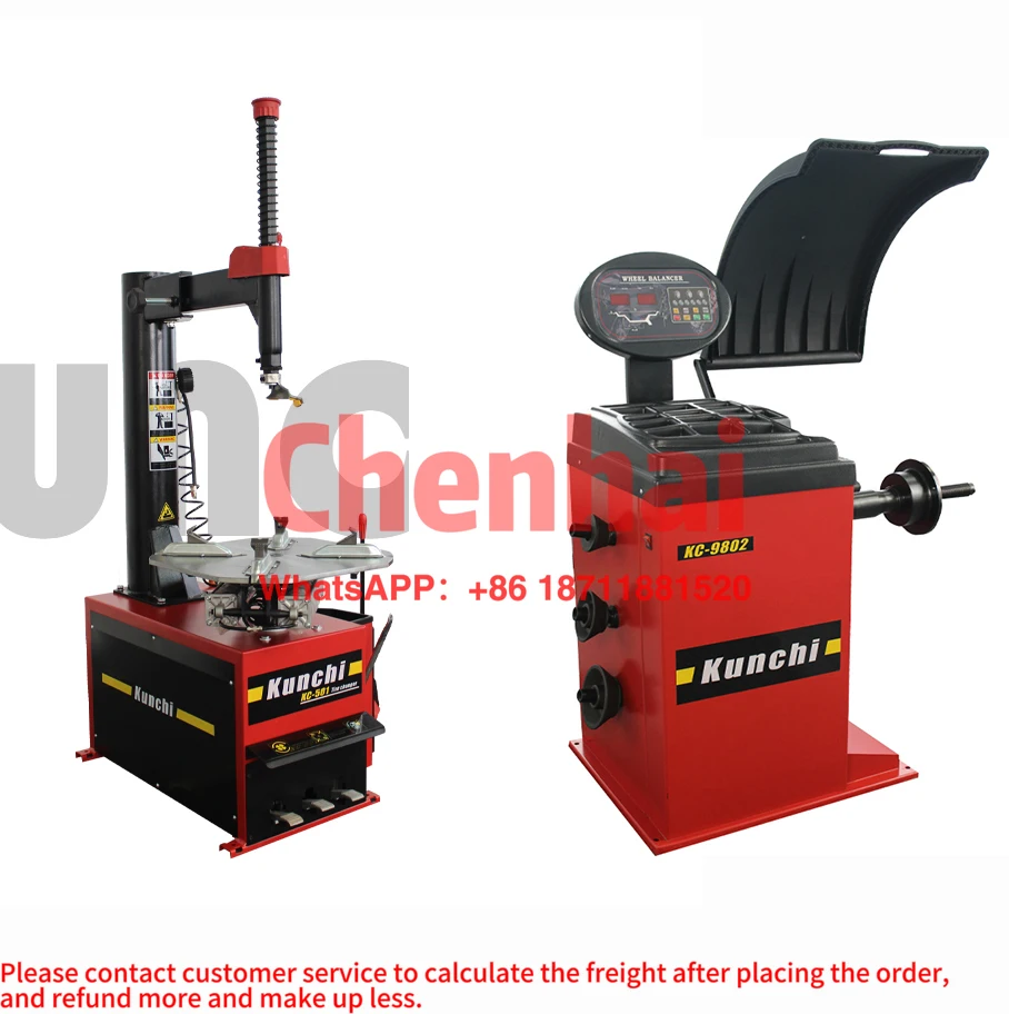 tyre repair equipment wheel balancing machine car tire changer tyre changing machine combo