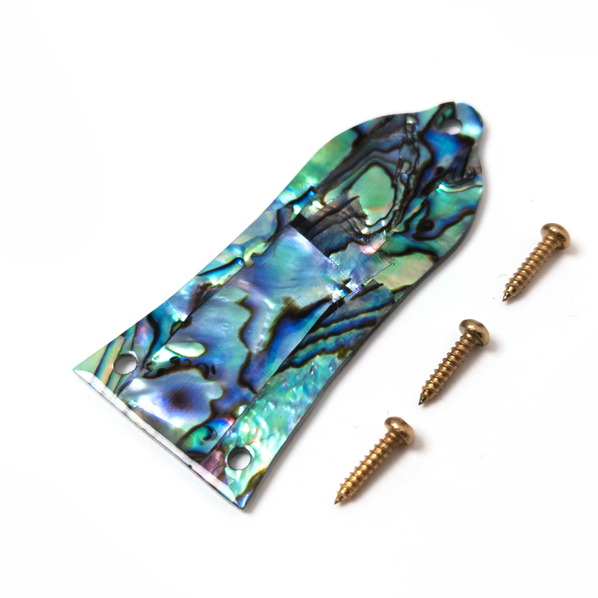 

3 Hole Real Abalone Shell Guitar Truss Rod Cover Fits for LP Electric Guitars Replacement Parts