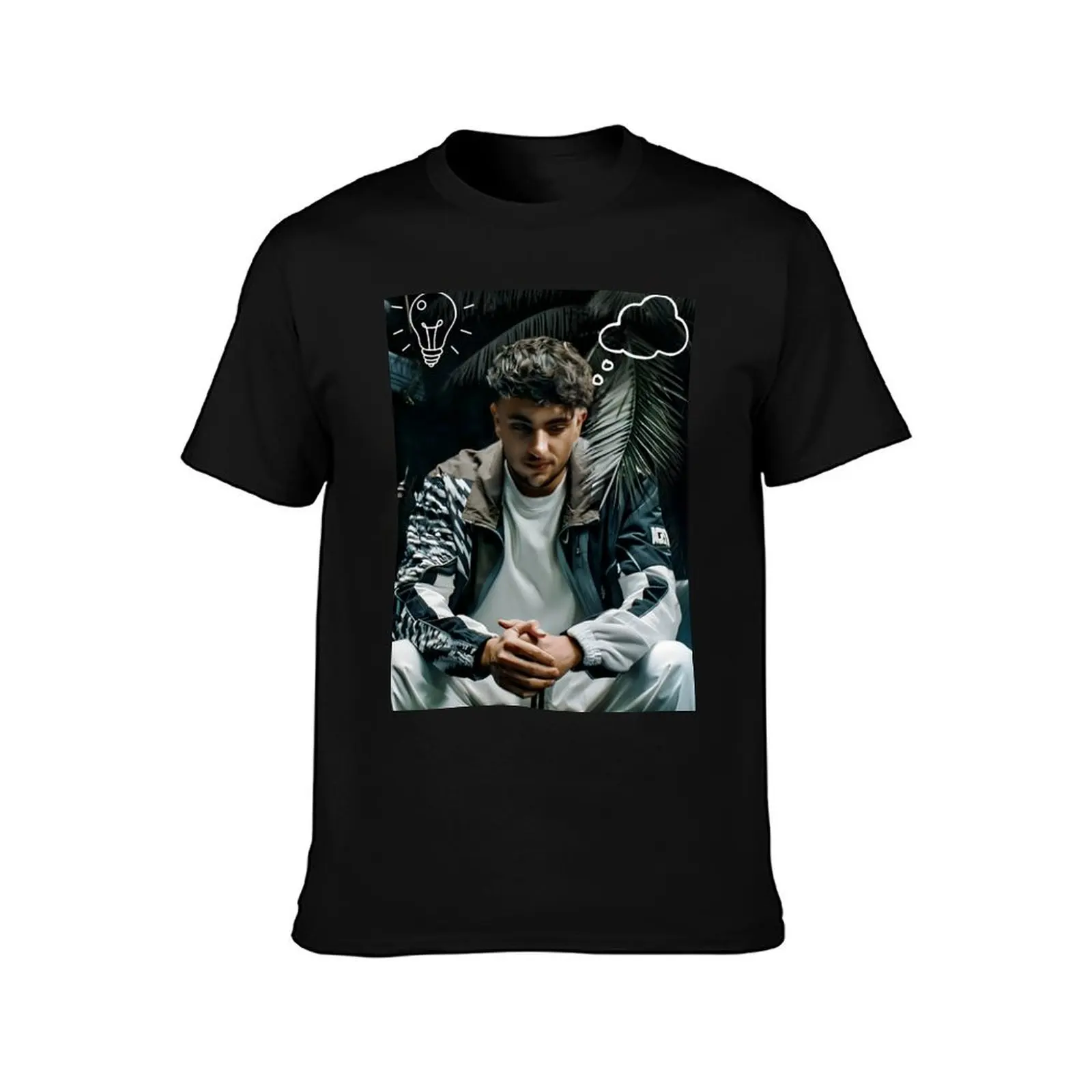 INOXTAG thinking design T-Shirt Classic Print Short Sleeve Shirt T-Shirt