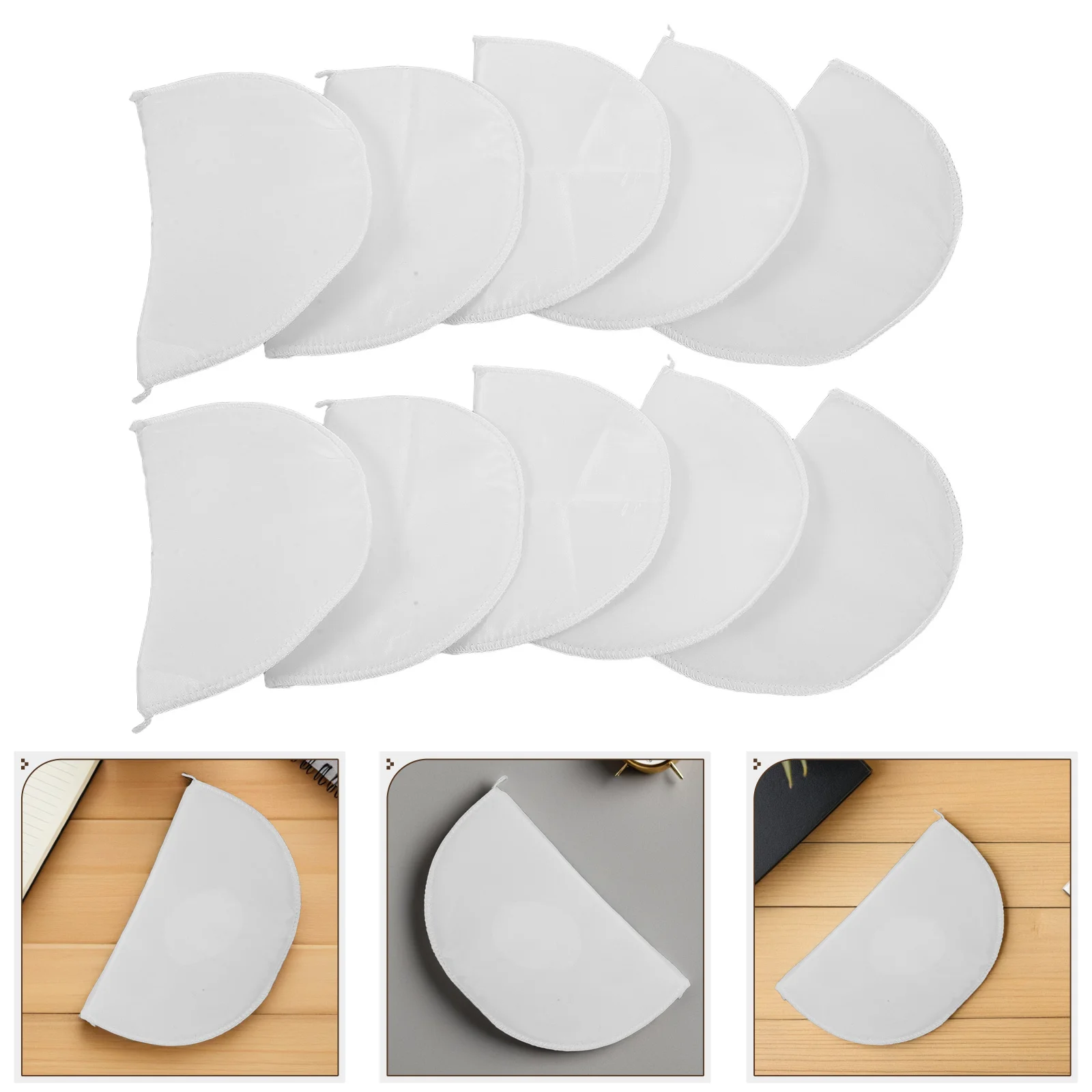 

5Pairs Thin Sponge Shoulder Pads Breathable Soft Fabric Invisible Shoulder Enhancer for Dresses Suits Professional Casual
