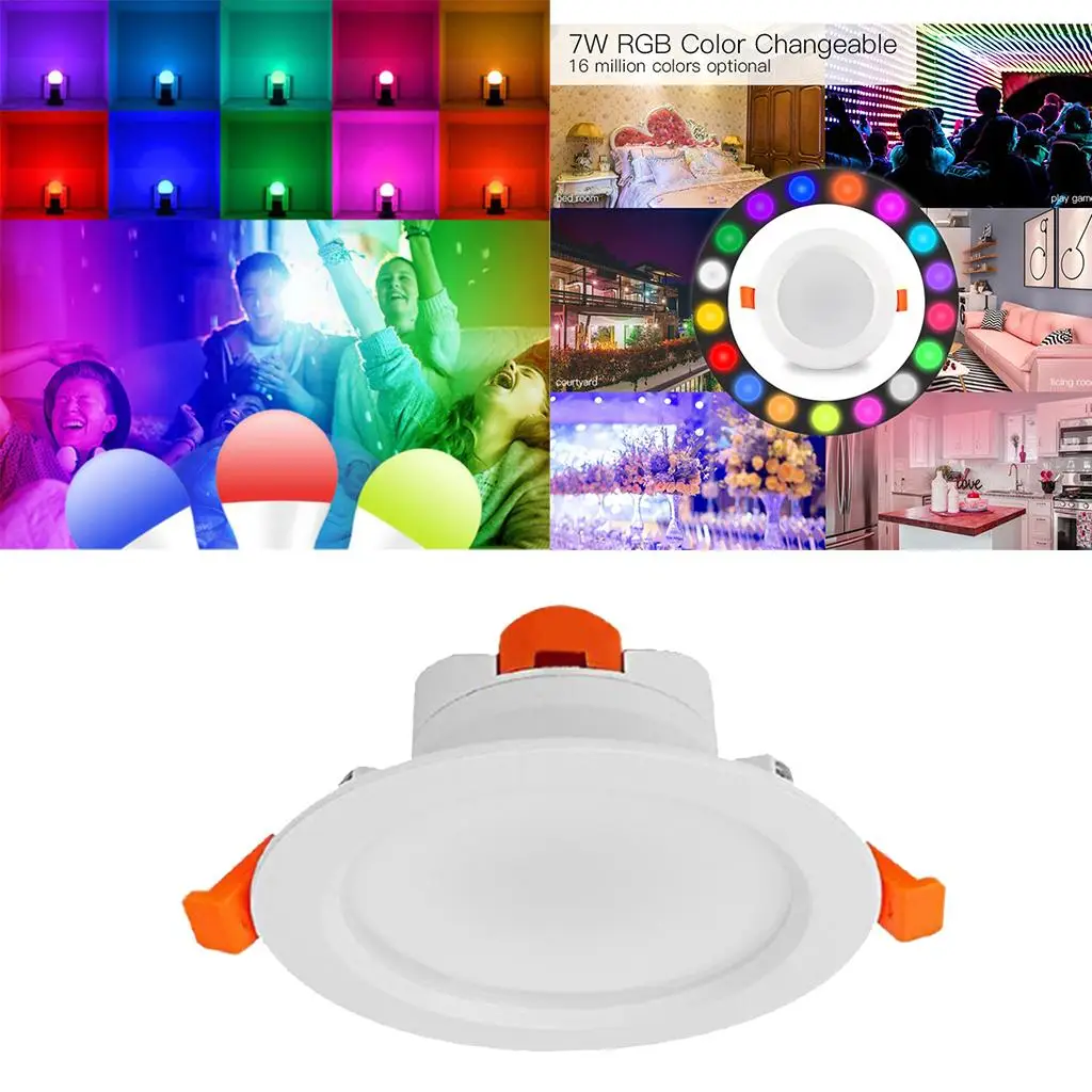 

Умный светодиодный точечный светильник с регулируемой яркостью Wi-Fi, совместимый с Alexa и энергосбережением