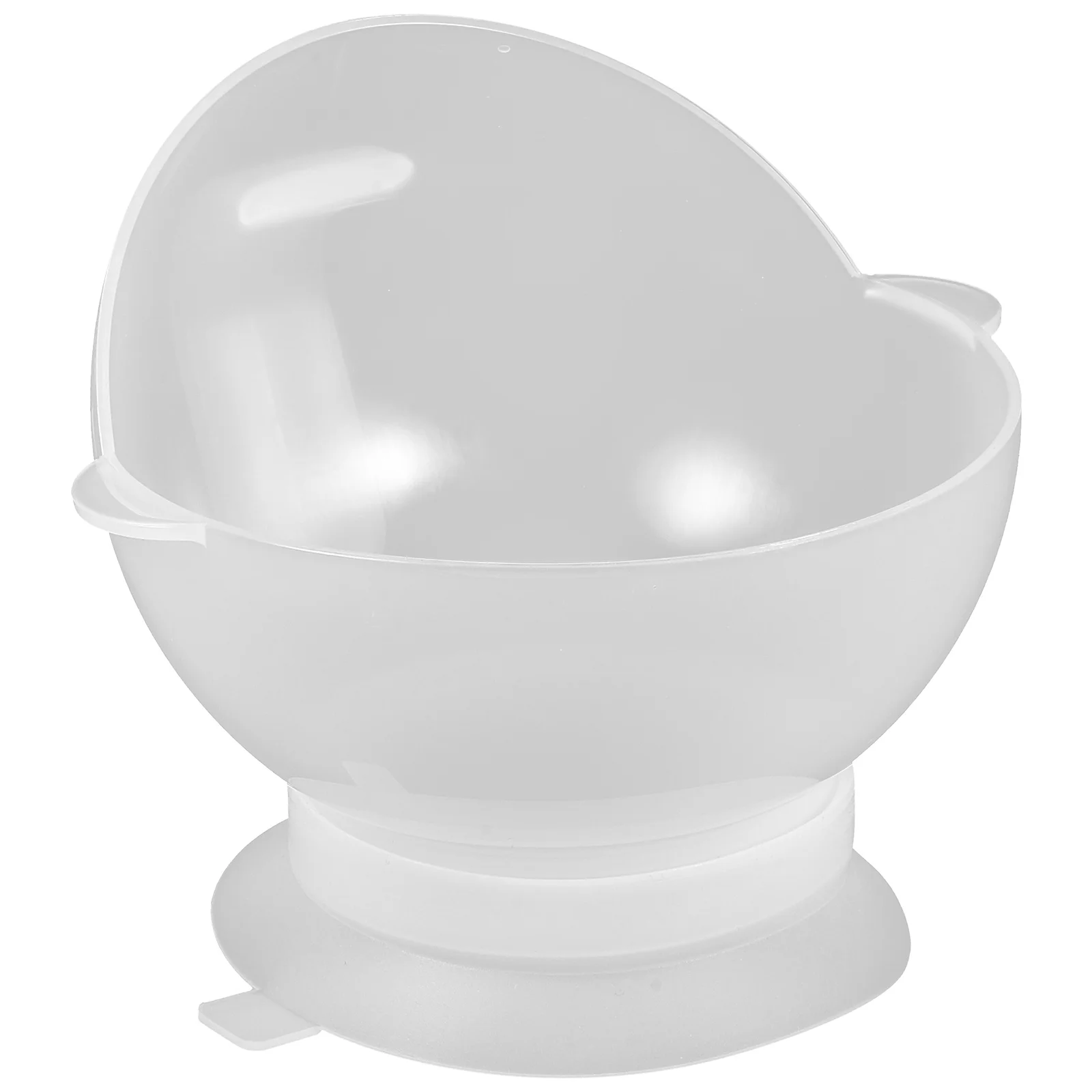 

Silicone Anti Slip Bowls for Elderly Disabled Lightweight Durable Suction Cup Base Easy Cleaning White Personal Health Care