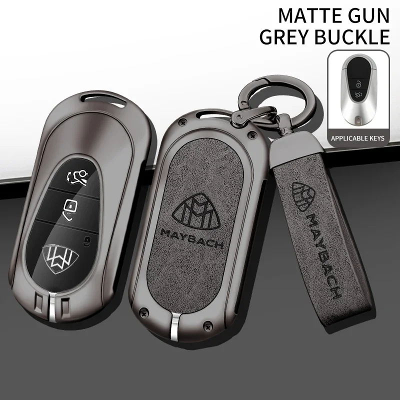 Car Key Case Fob Cover Shell For Mercedes Benz Maybach C E S Class GLC W206 W223 W214 E300 C260 C300 S450 S500 S400 Accessories