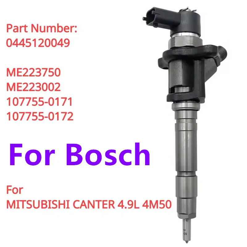 High Quality Diesel Fuel Injector Nozzle for Mitsubishi Canter, 4M50, 4.9L, 0445120049, ME223750, ME223002, New