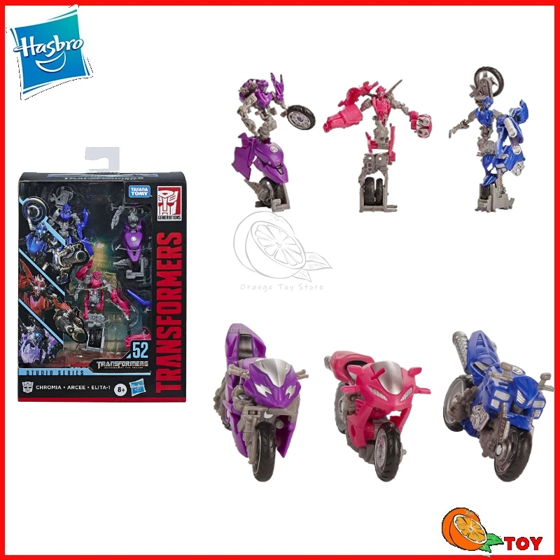 

In stock Hasbro Transformers toys Studio Series SS-52 Chromia Arcee EL1TA-1 Model Robot Collection Action Figures Toys Gifts