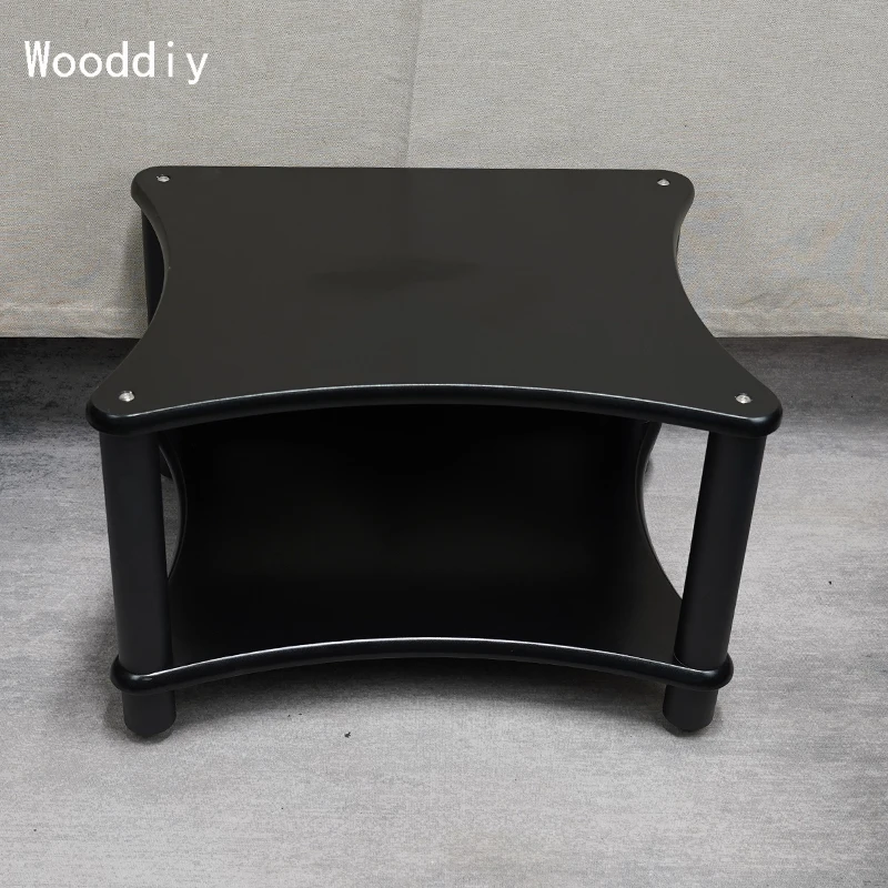 Wooddiy Customized Hifi Speaker Stand Shelf Amplifier Decoder Frame Rack Acoustic Stand Birch Plywood