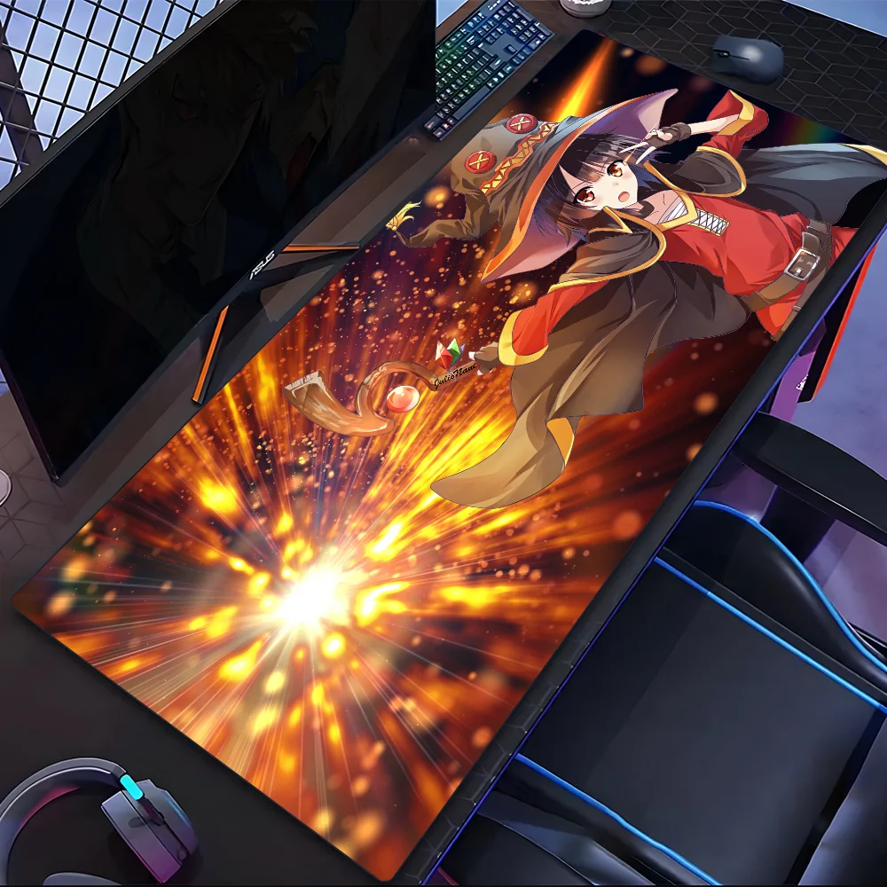 

Konosuba Megumin Mousepad Mouse Pad Extended Gaming Keyboard Mats Large 90x40cm XXL Gamer Mousepad