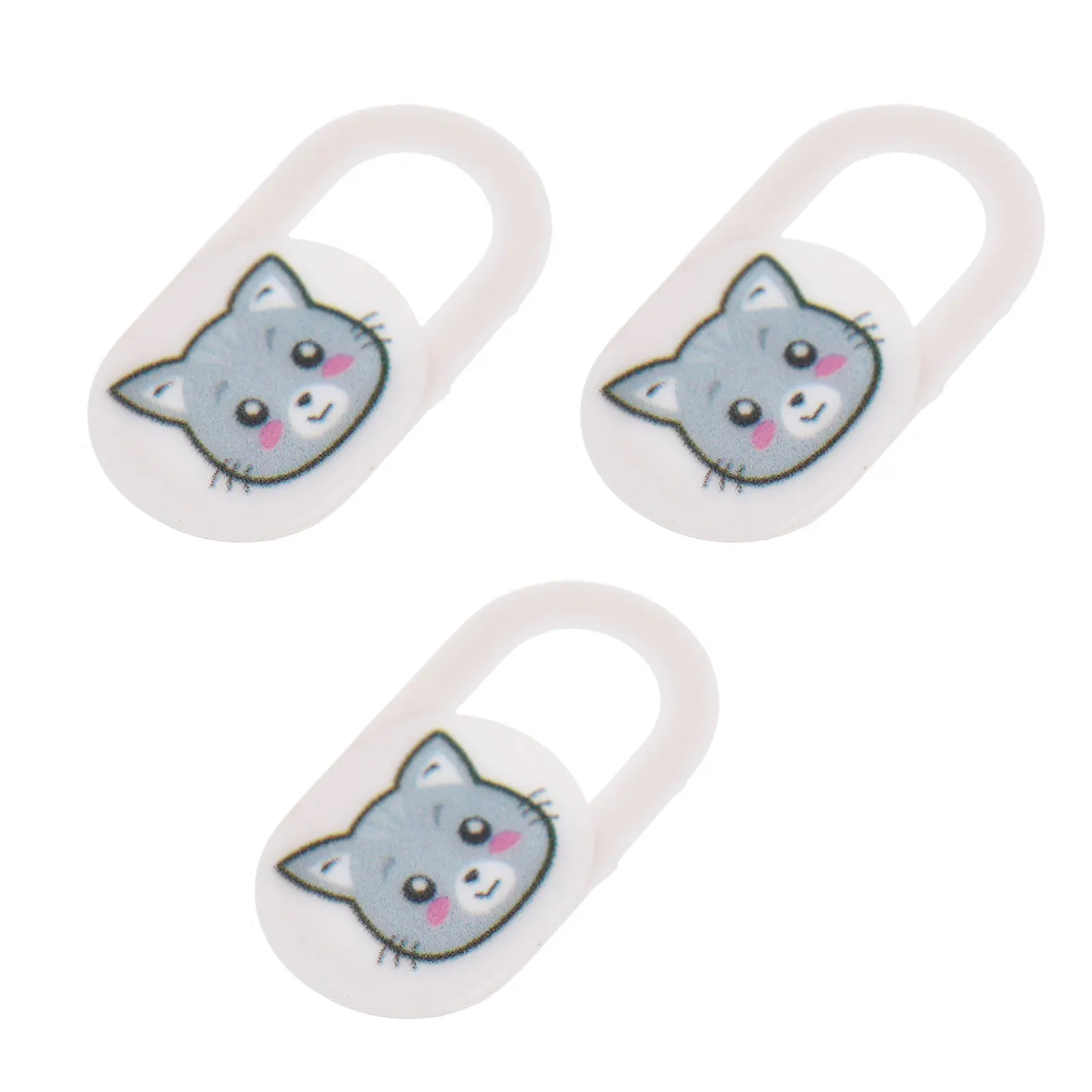 

3Pcs Webcam Cover Set Plastic ABS Privacy Protectors Covers for Laptop Phone Tablet Webcam Cover