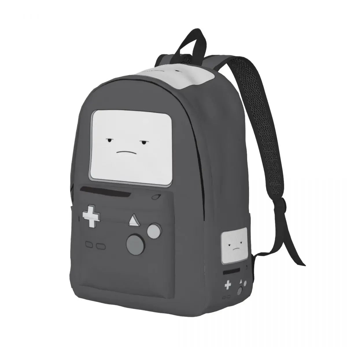 A-Adventure Time Bmo for Teens Student School Bookbag Canvas Daypack Elementary High College Travel Bags