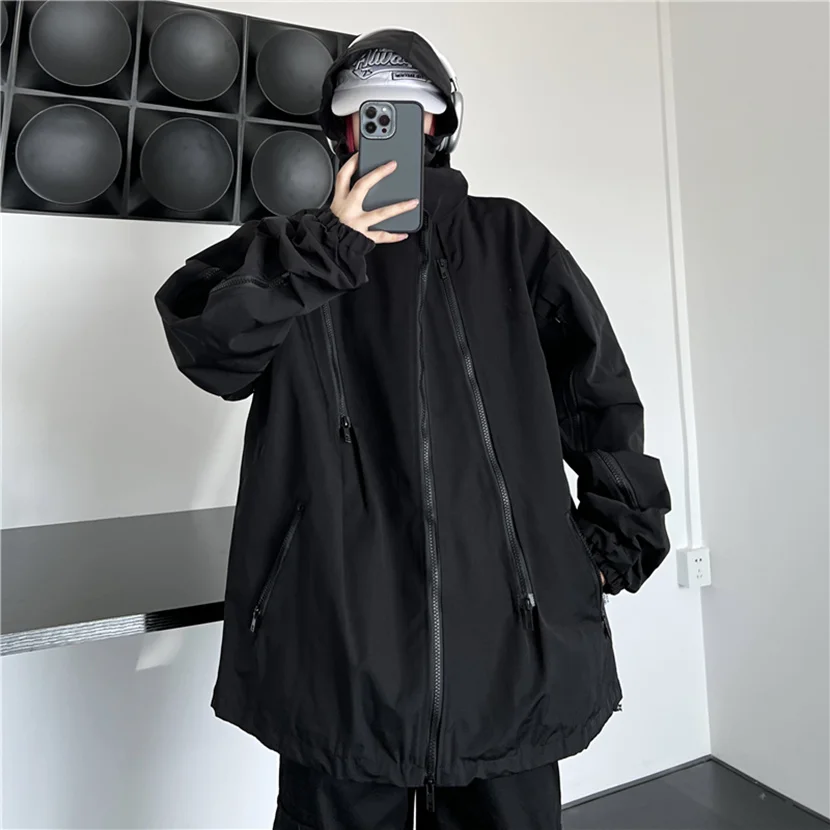 

Men's Casual Hoodie Jaet Spring Autumn New Sle Spor Zipper Decorated Anti-Static Treaent Street Faion Couple's Coat