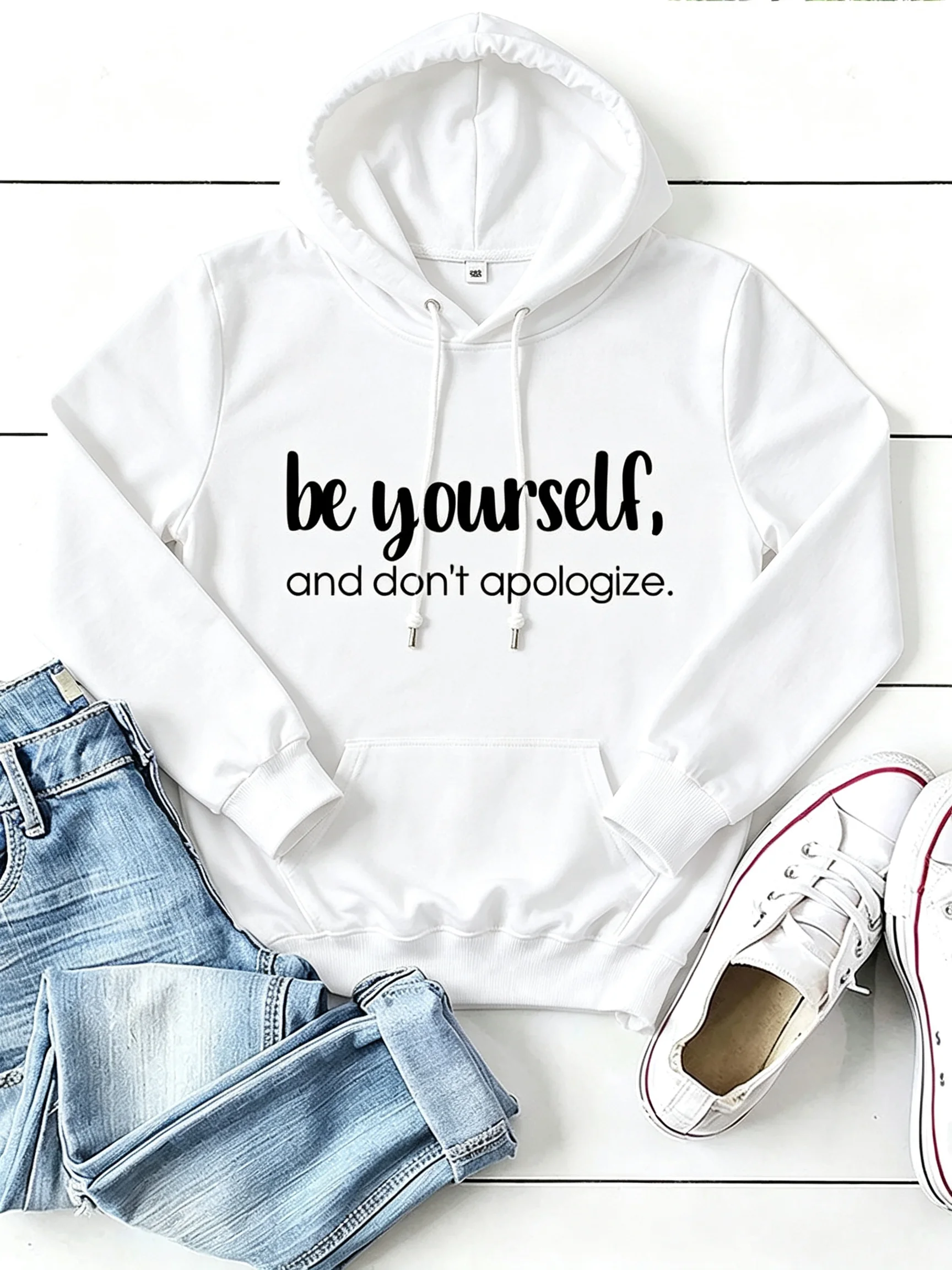 The comfortable lady's loose long-sleeved hooded sweatshirt streetwear women sweatshirt clothes hoodie hoodies women