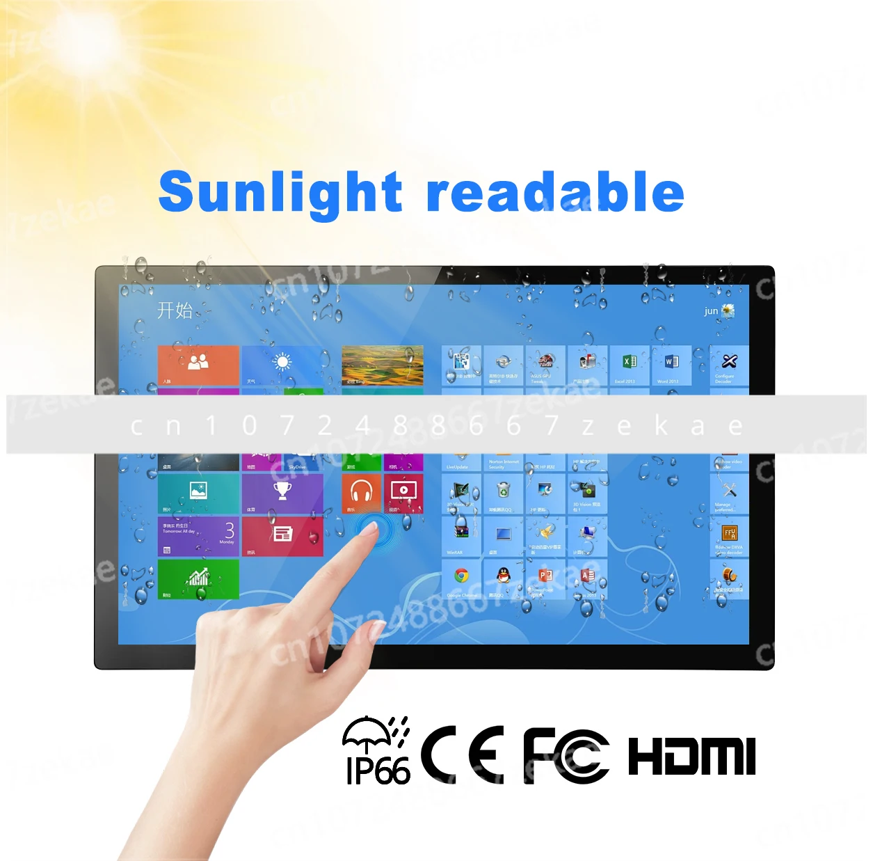 

15,6 18,5 21,5-дюймовый универсальный сенсорный экран Промышленный панельный компьютер IP65 PCAP Ipc Безвентиляторный J6412 I5 I7 Linux Компьютер с Windows