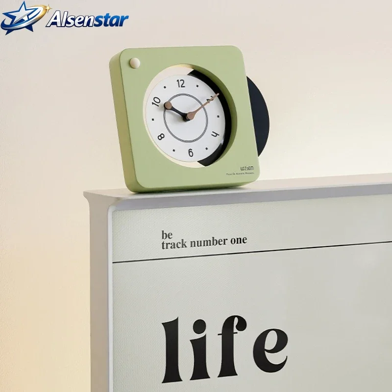 

Simple Compact Style Desk Clock Table Living Room Table Clock Indoor Placement Items Creativity Home Decor Reloj De Mesa