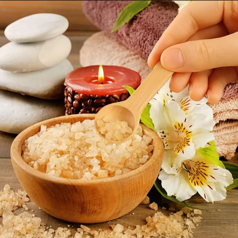 Reusable Mini Wooden Spoons for Salt Sugar Spice Coffee Handy Kitchen Utensils for Baking and Cooking Needs 10pcs