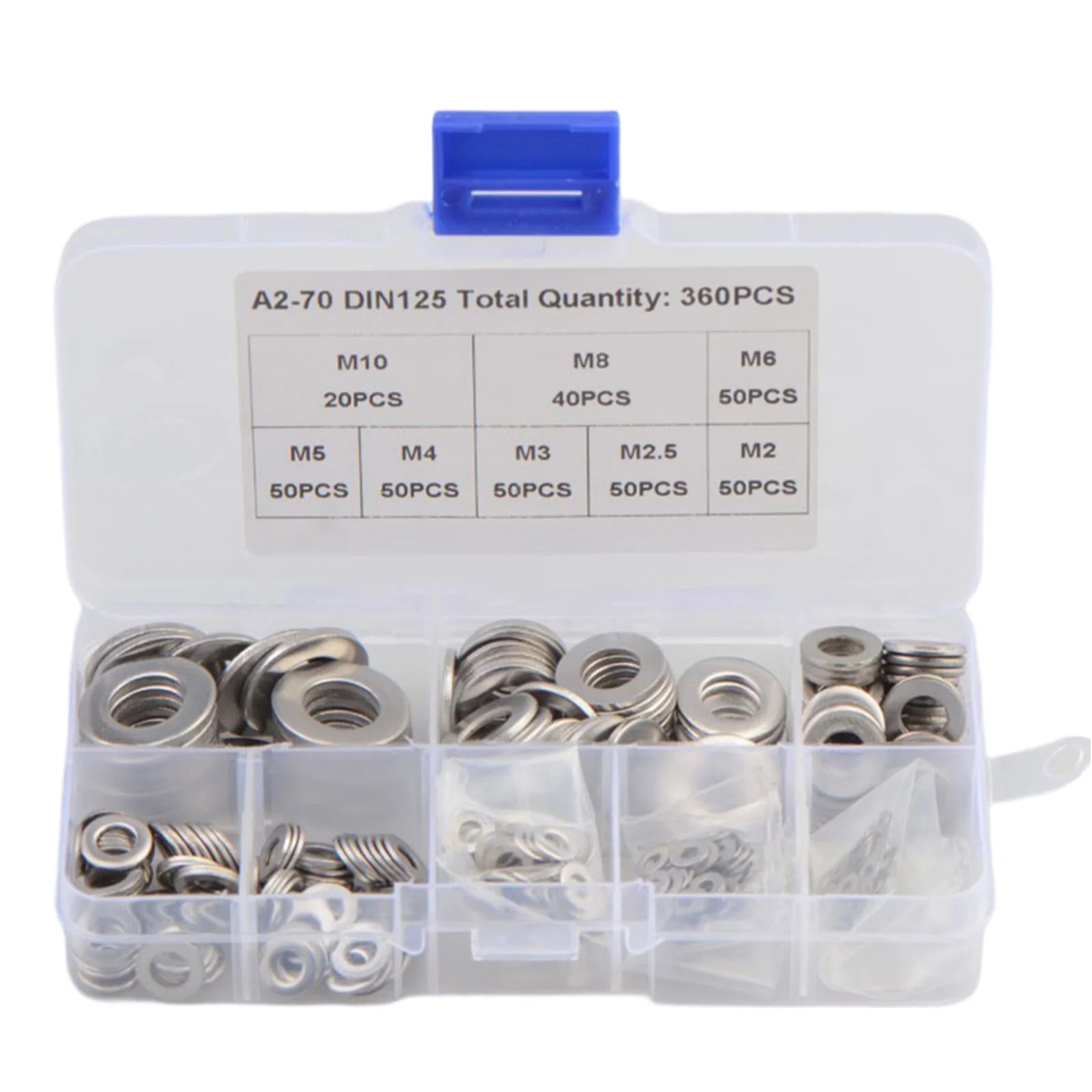 304 Stainless Steel Washer Metal Lock Washer Top Grade 304 Stainless Steel Variety Of Sizes Excellent Abrasion Resistance