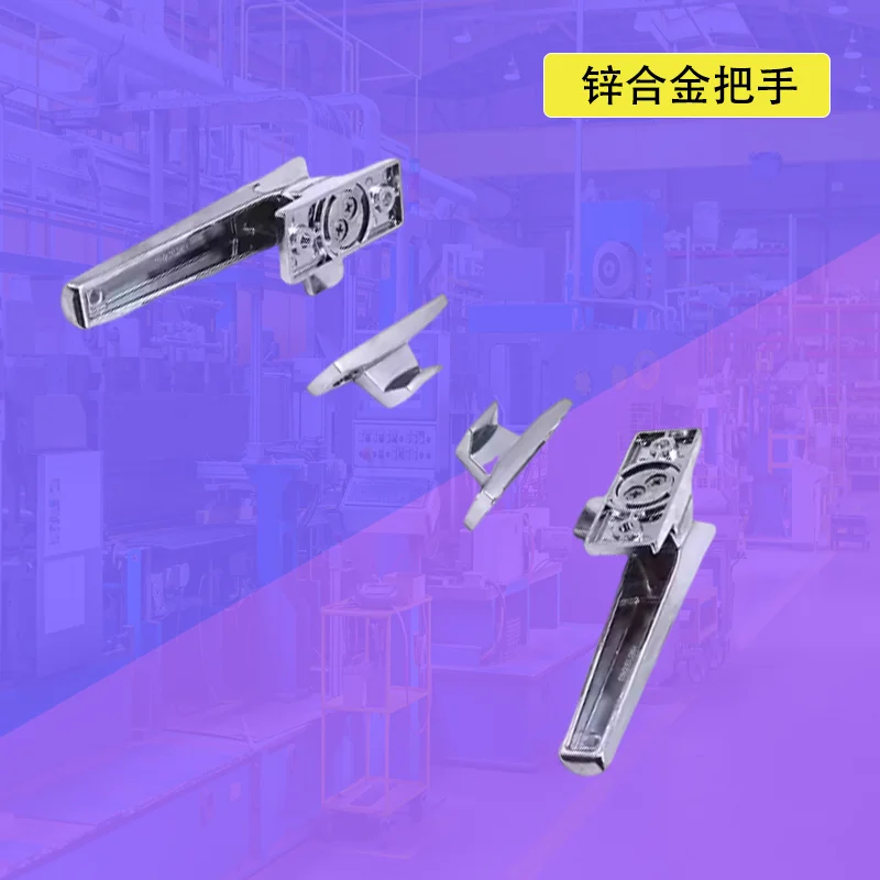 

Precision Casting Zinc Alloy Closed Door Handle for Industrial Equipment Engineering Machinery Steam Cabinet And Oven