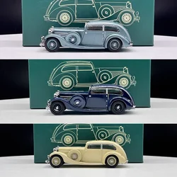 Ja-guar-Modèle de voiture en alliage moulé sous pression et jouets pour adultes, souvenir, cadeau de collection, 1935, SS1, 1/43