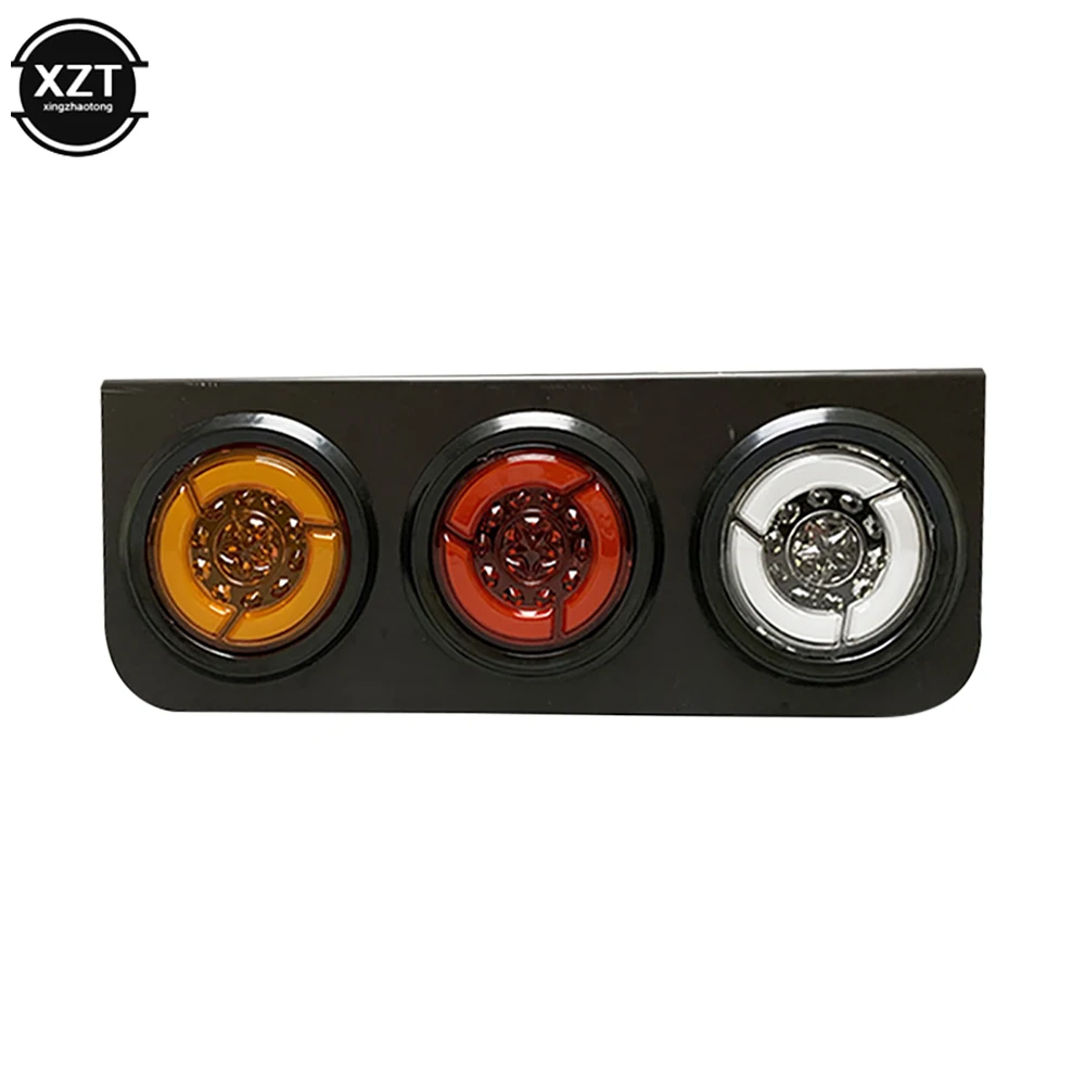 24V Trailer Taillight LED Truck Rear Lights Flashing Turn Signal Brake Light Strobe Reversing Light Cargo Tail Lamp