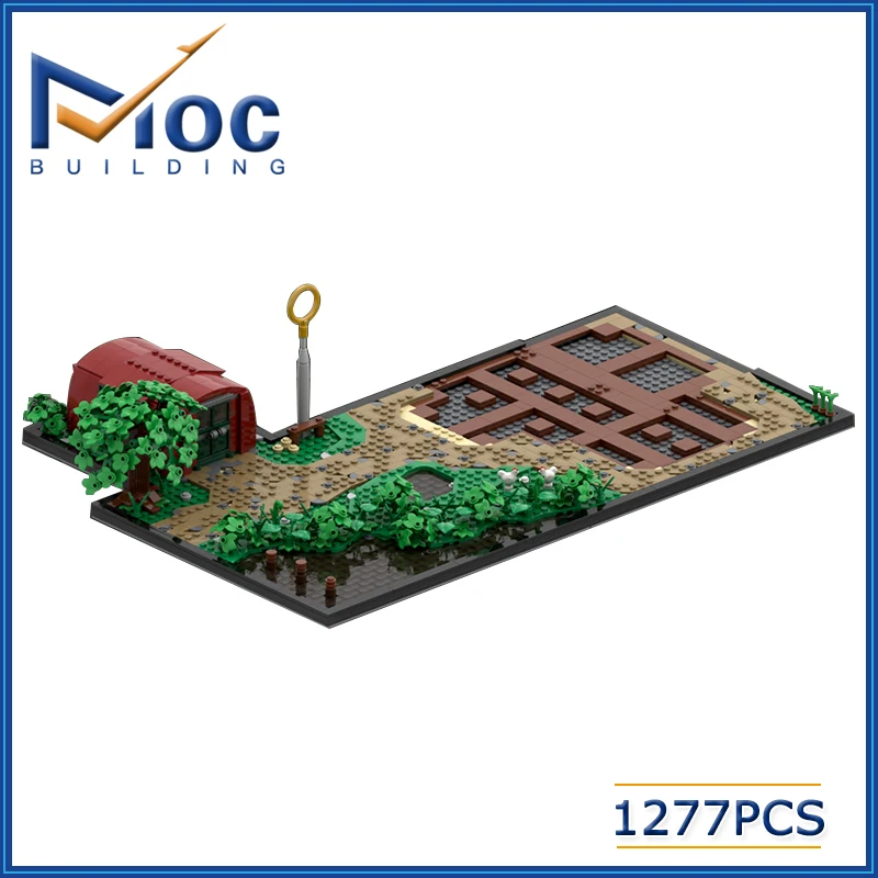 

MOC Building Blocks The Burrow Scenery Street View Series Model DIY Assemble Bricks Creative Collection Toys Display Xmas Gifts