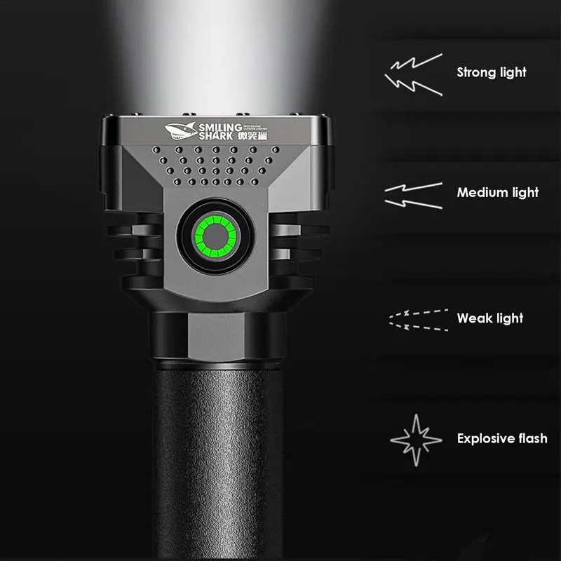 Led Flashlights USB Rechargeable LED Brightest Flashlight Waterproof Zoomable LED Torch Light For Camping Hiking