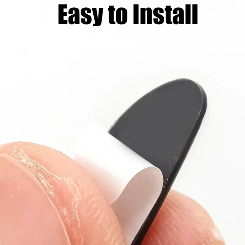 10/60 قطعة نظارات مخدات أنف للنظارة لاصق سيليكون مخدات أنف للنظارة عدم الانزلاق شفافة Nosepads للنظارات النظارات نظارات اكسسوارات