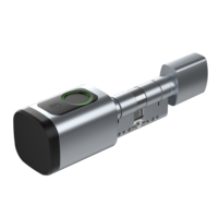 Tuya BLE DIY Cylinder Core Biometrico Fingerprint Card Tuya App Electronic Door Locks Euro Cylinder Smart Lock