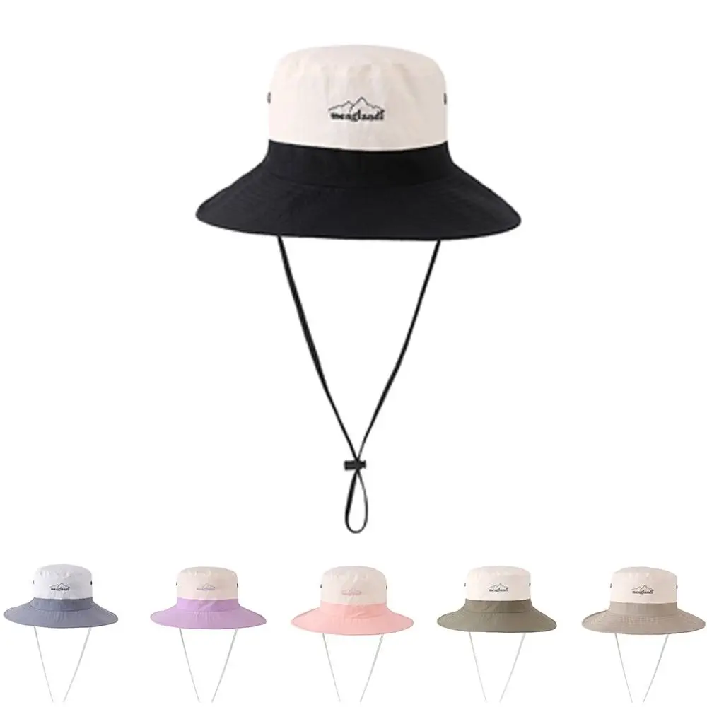 

Casual Foldable Fisherman Hat Adjustable Quick-dry Bucket Hat Anti UV Wide Brim Sun Visor Cap Outdoor Sports