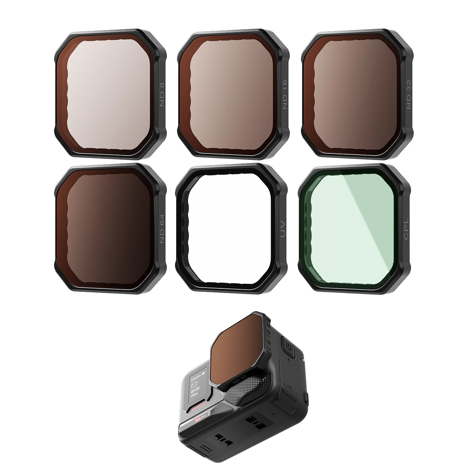 

For Insta360 Ace Pro 2 Sleeve Filter ND Light Reduction CPL Polarizing UV Lens Accessories