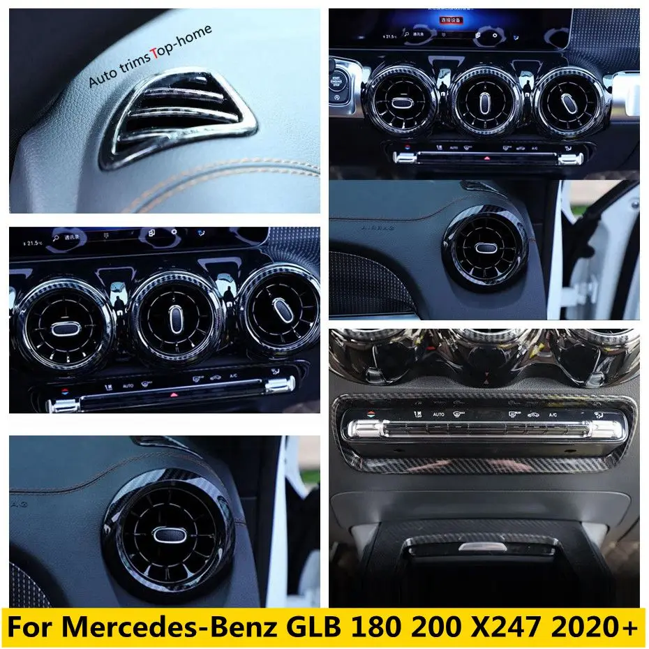 

Auto Central Control Air Conditioning Outlet AC Vent Cover Trim For Mercedes-Benz GLB 180 200 X247 2020 - 2024 Car Accessories