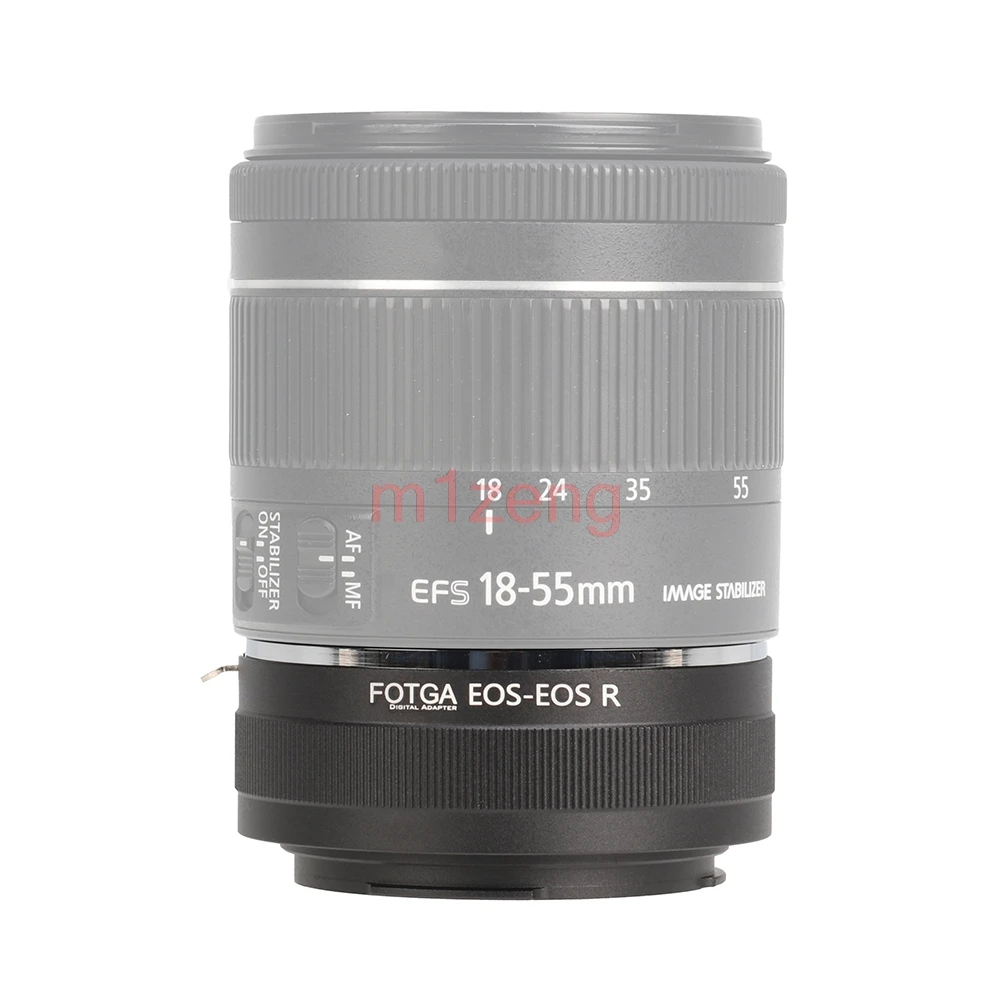 Anel adaptador EOS-EOSR para canon ef-s eos lente para canon rf montagem eosr r50 r10 r8 r7 r6ii r5c r3 rp r5 câmera full frame