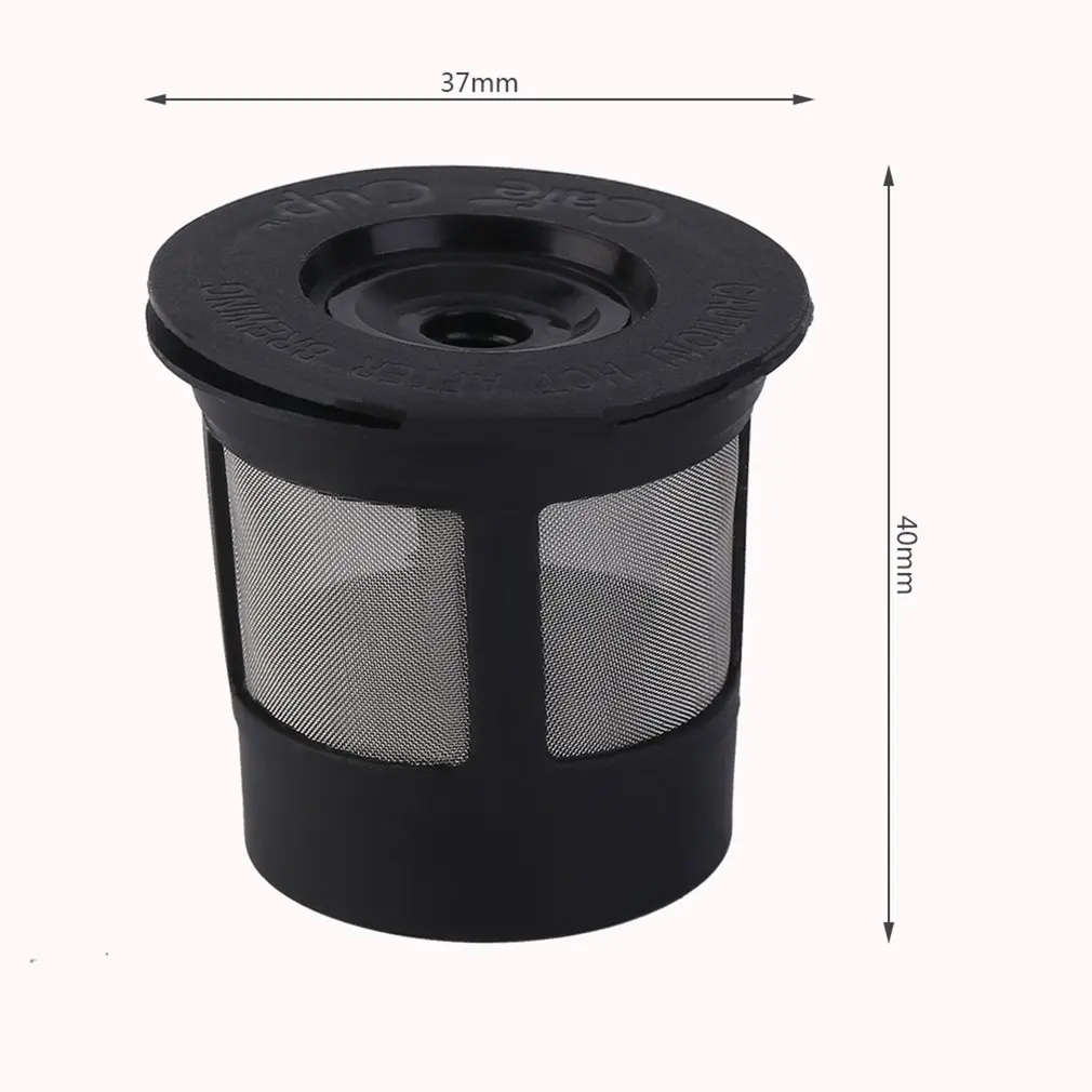 Reusable Coffee Filter ABS Stainless Iron Coffee Capsule Cup Coffee Filter Cup Plastic Capsule Refillable Reusable Capsule Cup