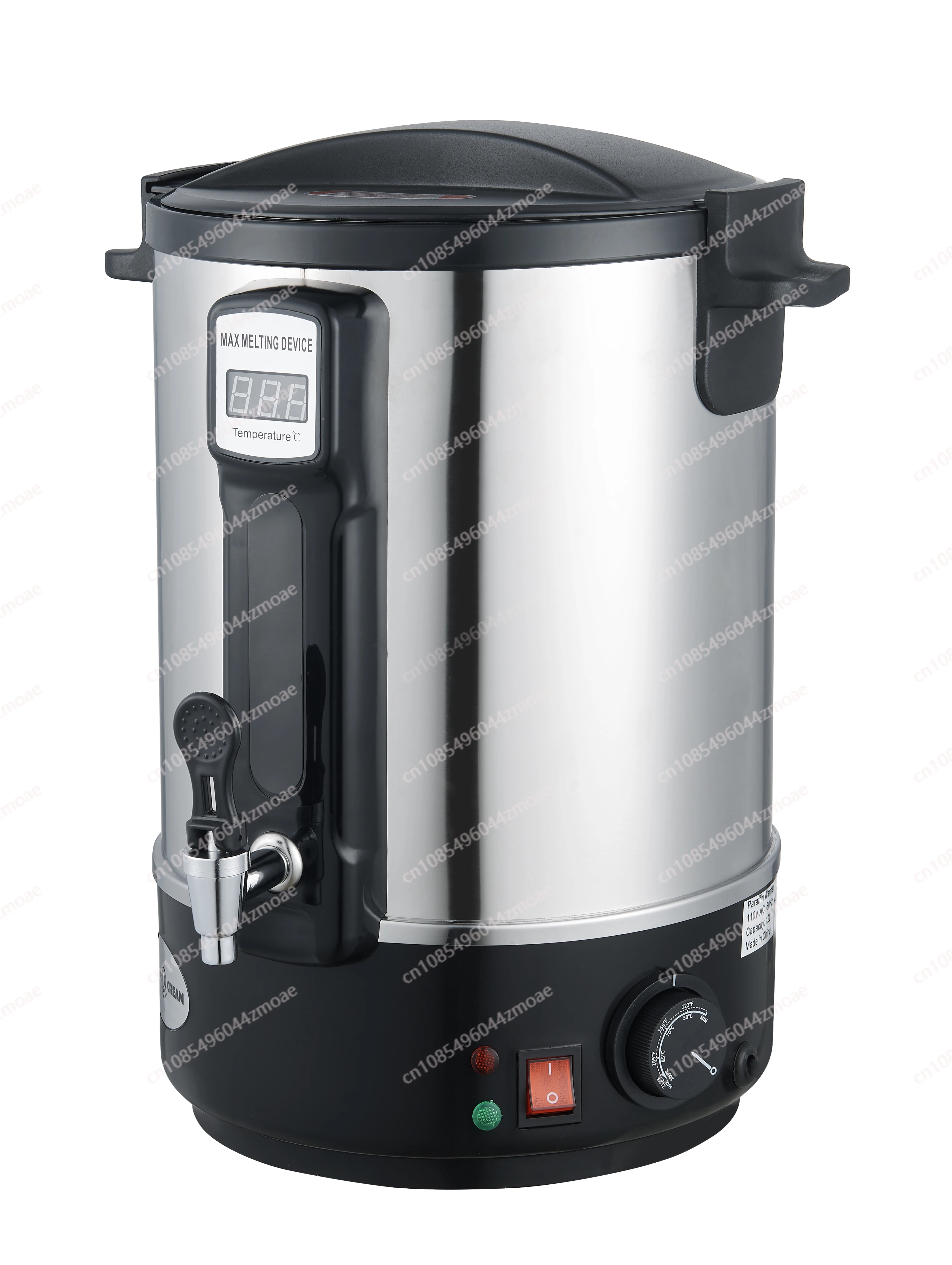

Electric paraffin furnace wax melting machine Candle wax melting machine 8L (showing water temperature 304 inner tank)