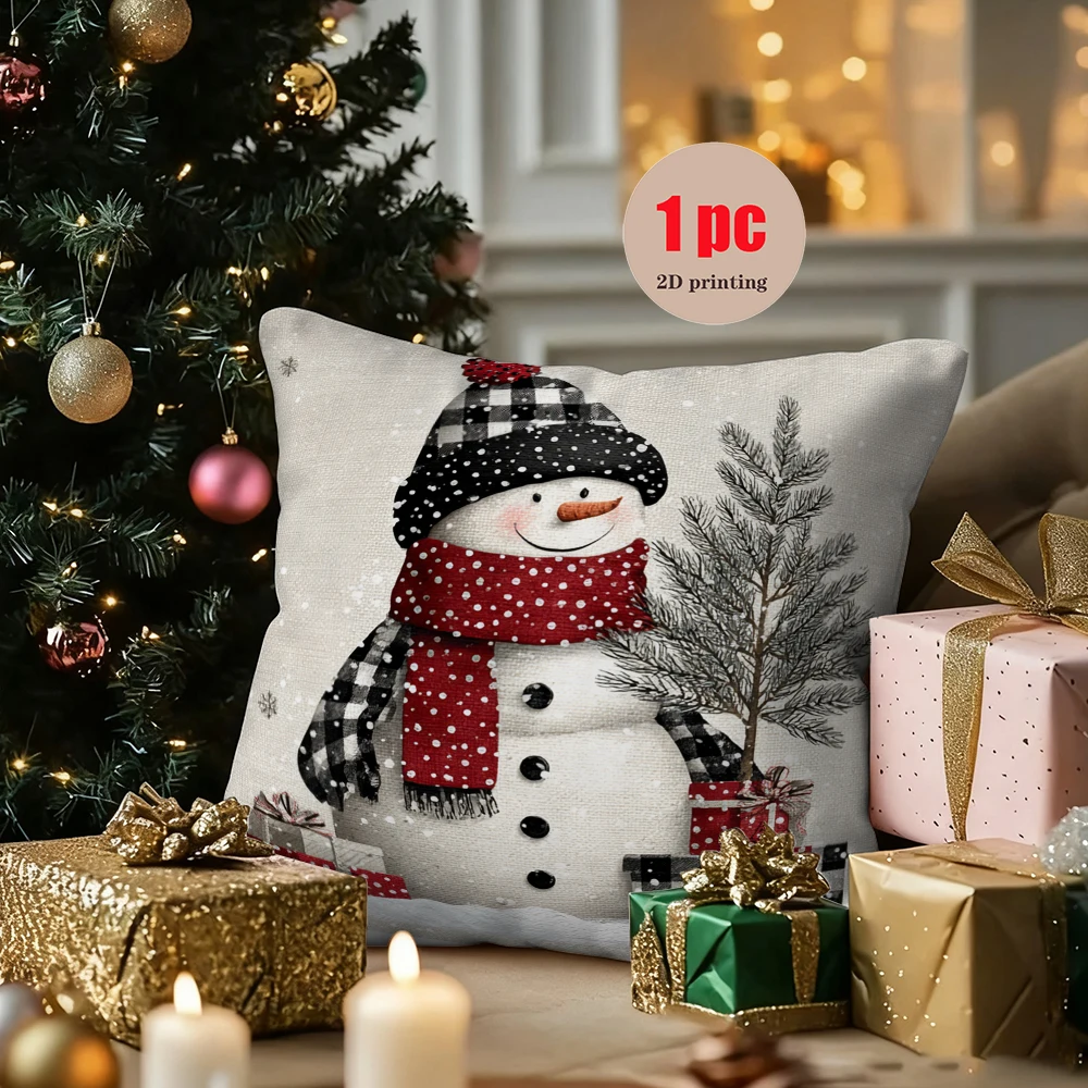 Funda de almohada con estampado floralFundas de almohada de poliéster transpirable para sala de estar, dormitorio, decoración de terraza al aire libre