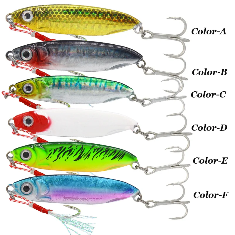 YUCONG 1PX Metal Trolling Lure 7-10-15-20g Fishing Jigging Bait Spoon Jig Wobblers Swimbait Shore Casting leurre Pesca Isca cebo