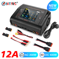 HTRC DC 400W/240W Dual-Channel RC Charger Discharger For LiPo LiHV LiFe Lilon NiCd NiMh Pb Battery Charger For RC Models Toys