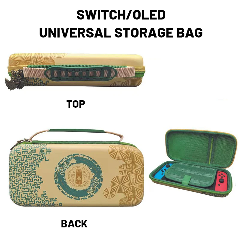 Suitable for Switch Storage Bag OLED Game Console Storage Kingdom Tears Zelda Limited Edition Theme Print