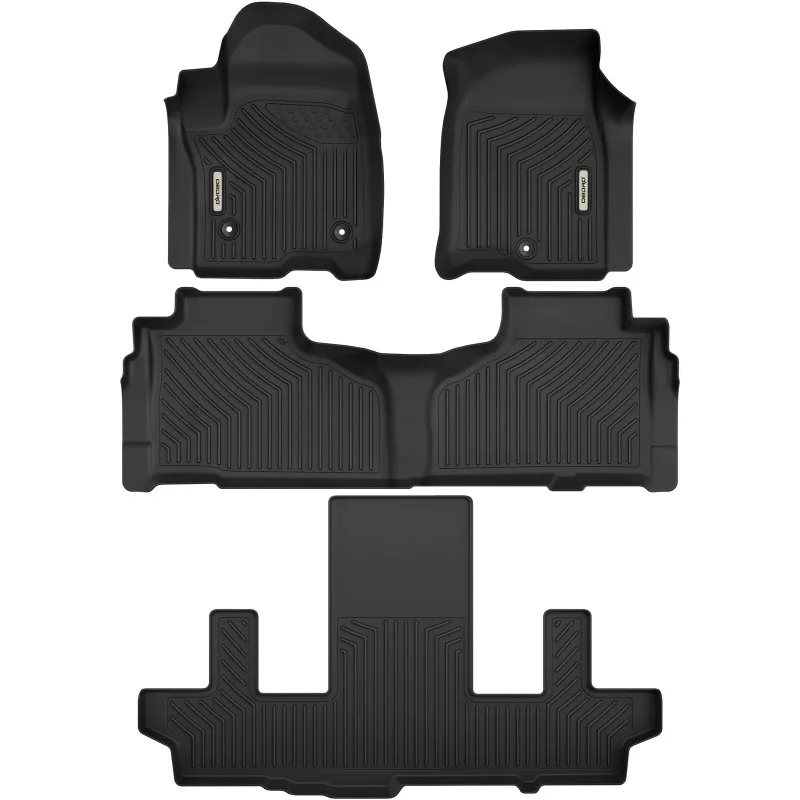 

All Weather Rubber Car Floor Mats For 2021-2024 Chevrolet Suburban/GMC Yukon XL United States