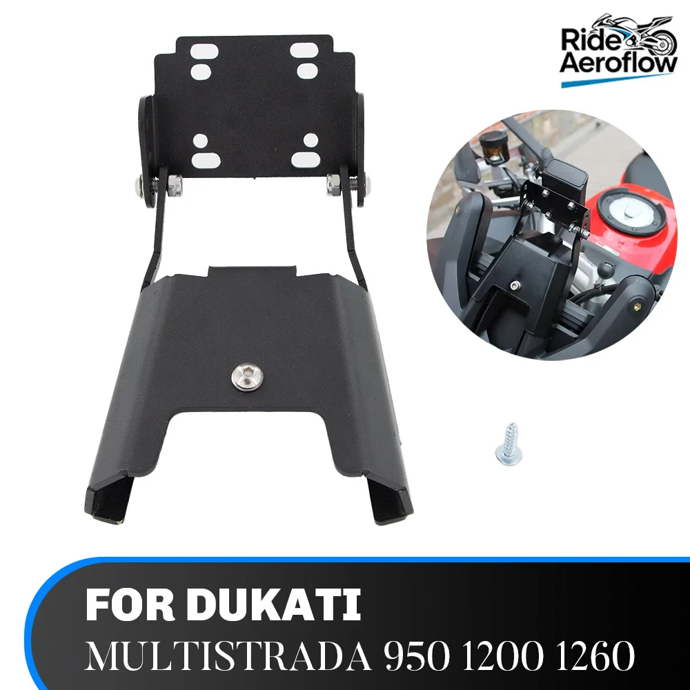 

For Ducati Multistrada 1200/Enduro 1260/S/GT 950/S V2/S Motorcycle Accessories GPS Phone Navigation Bracket USB Charging Support